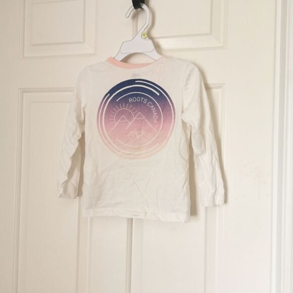 3/$20 Roots Canada girls Long sleeve shirt size 3t - Picture 6 of 6